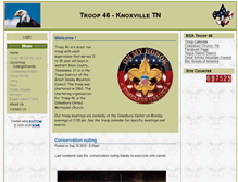 Tablet Screenshot of bsa-troop46.org
